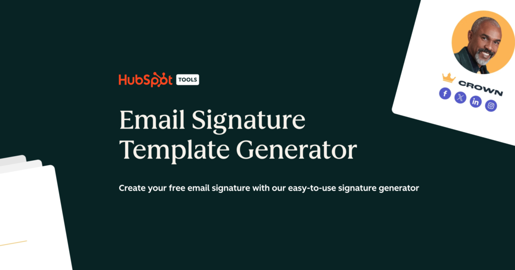 HubSpot Email Signature Generator: Features, Pricing & Best For | Design Alternatives
